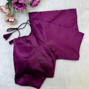 Malai Plain Saree Blouse